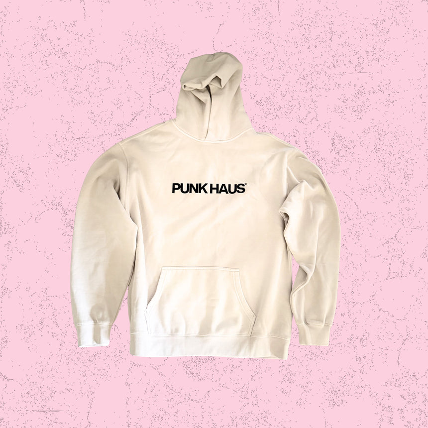 Punk Haus Standard Stonewash White Hoodie