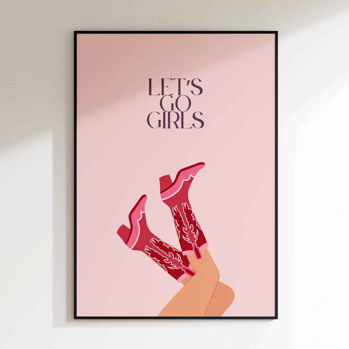 Lets Go Girls Pink Boots