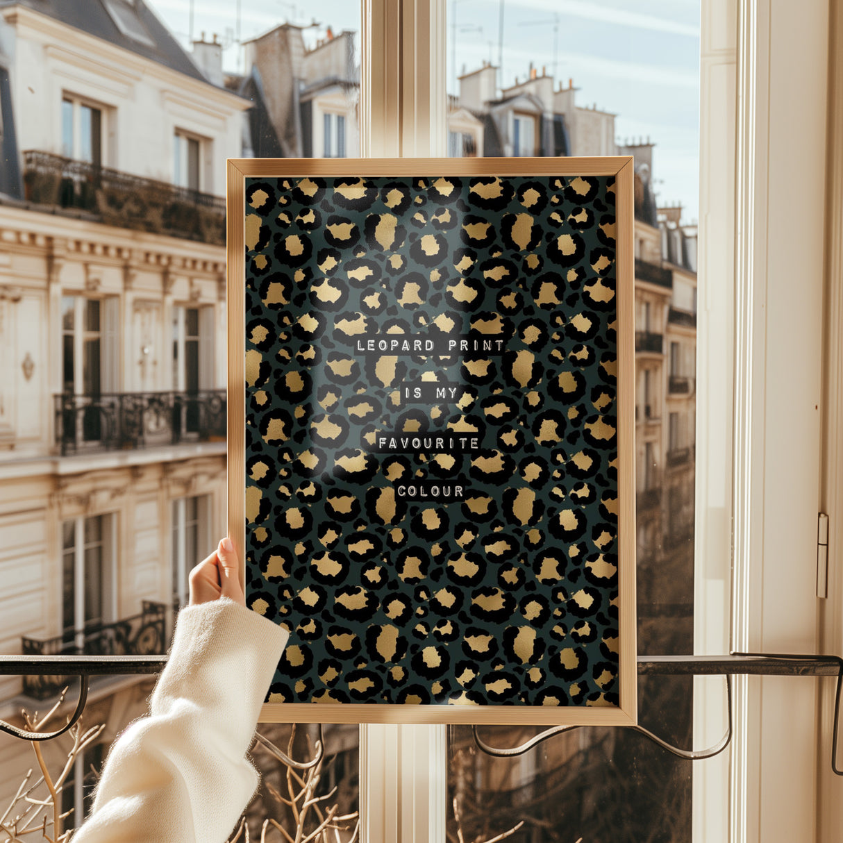 Leopard Print Is My Favourite Colour (Green) Print