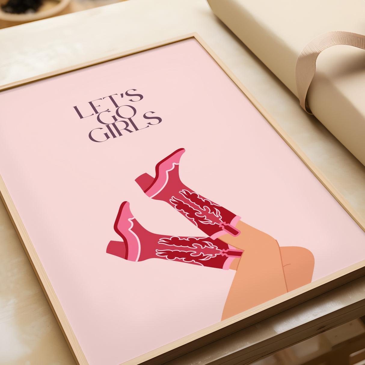 Lets Go Girls Pink Boots