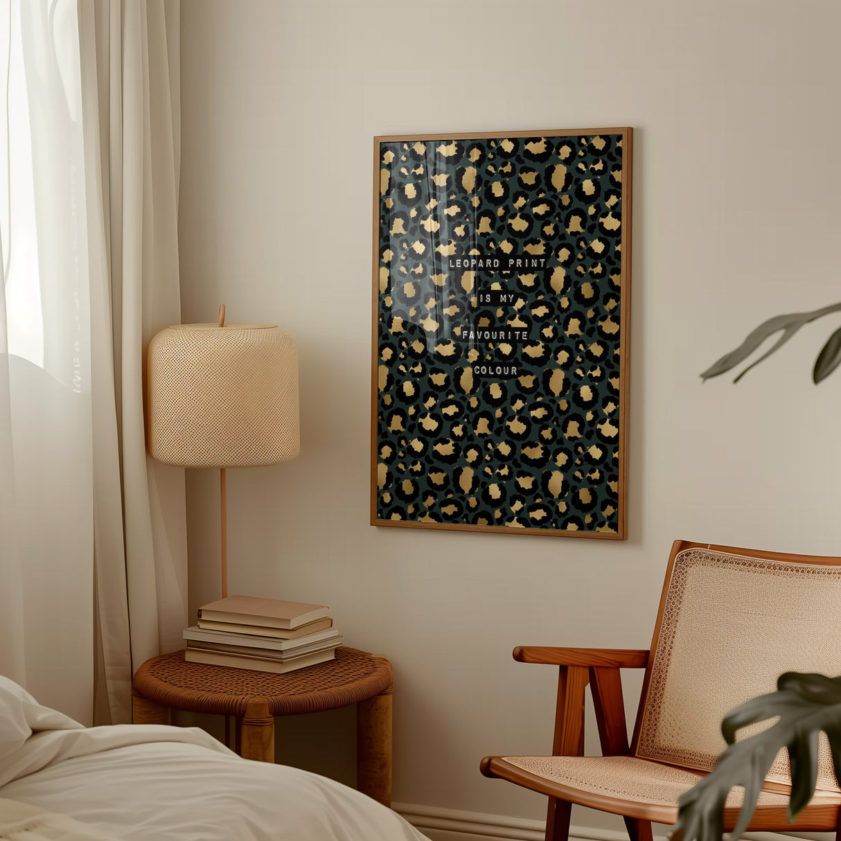 Leopard Print Is My Favourite Colour (Green) Print