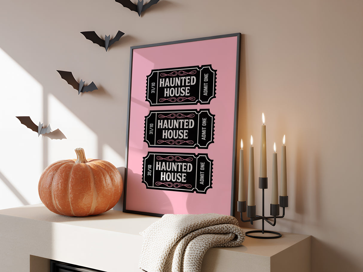 Pink Haunted House Tix
