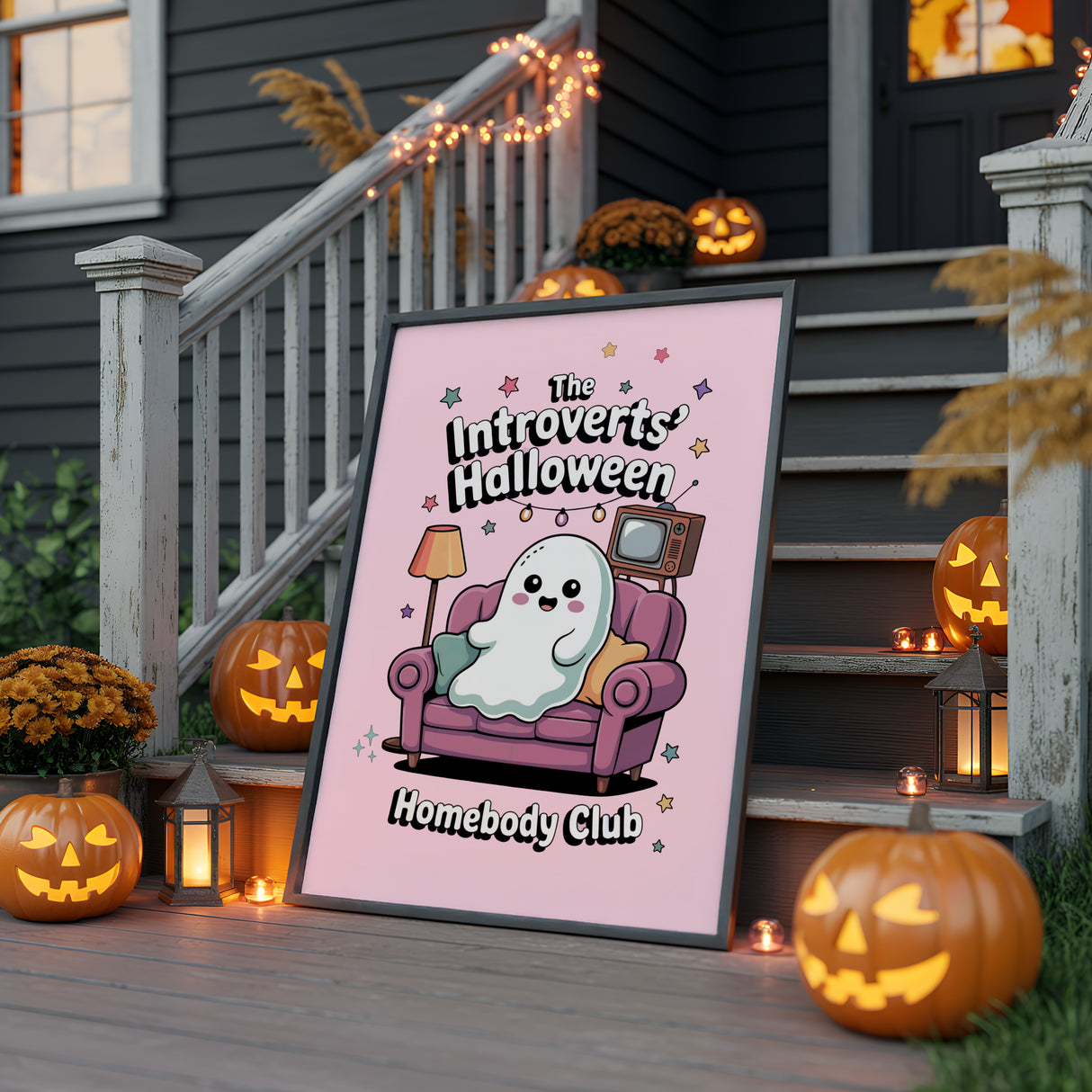 Pink Homebody Portrait