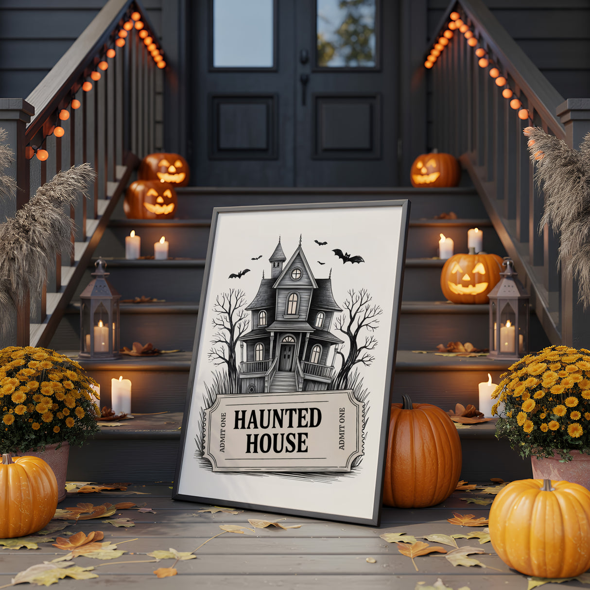 Haunted House Illustrated