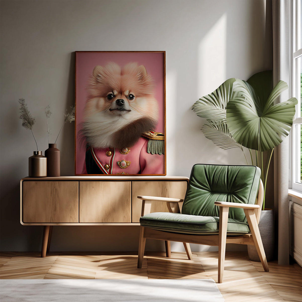 Barkley the Pomeranian - Pup Parade Print