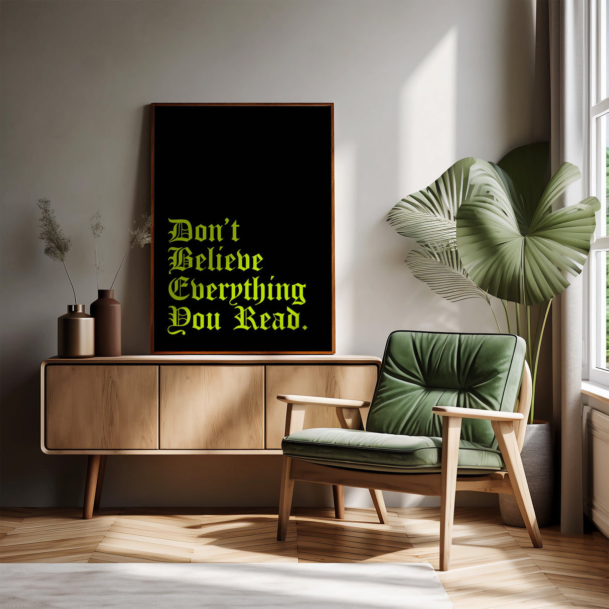Don’t Believe Everything Print