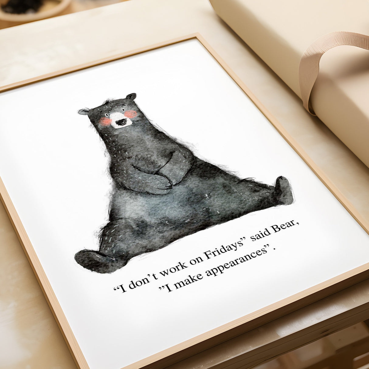 I don’t work on Fridays Print