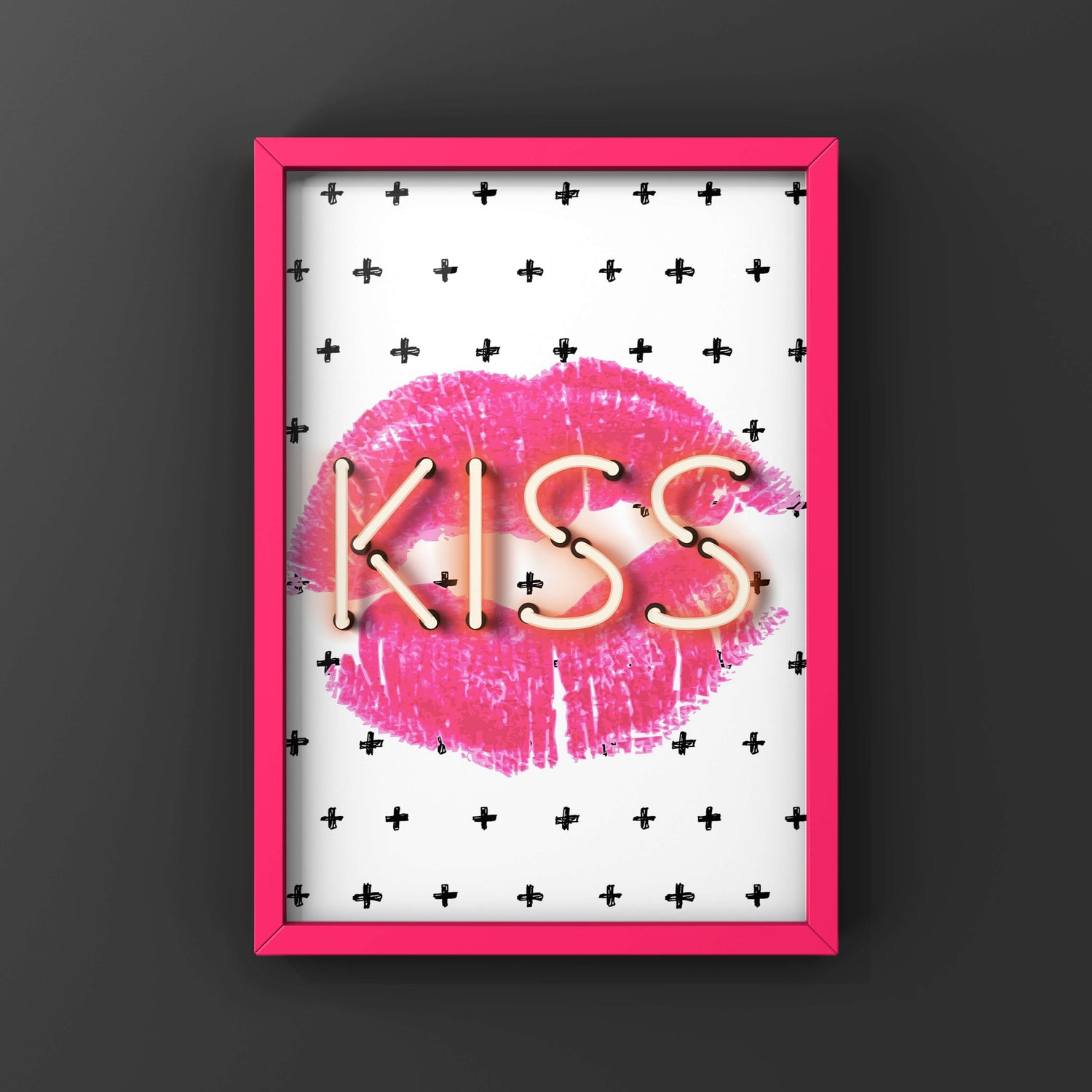Neon Kiss Punk Haus