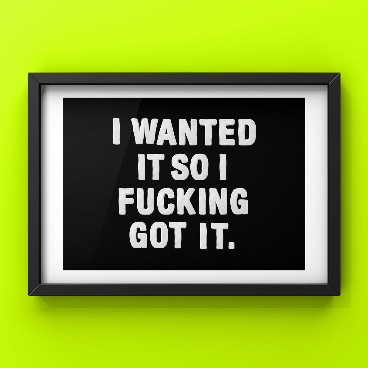 I Wanted It Print Punk Haus