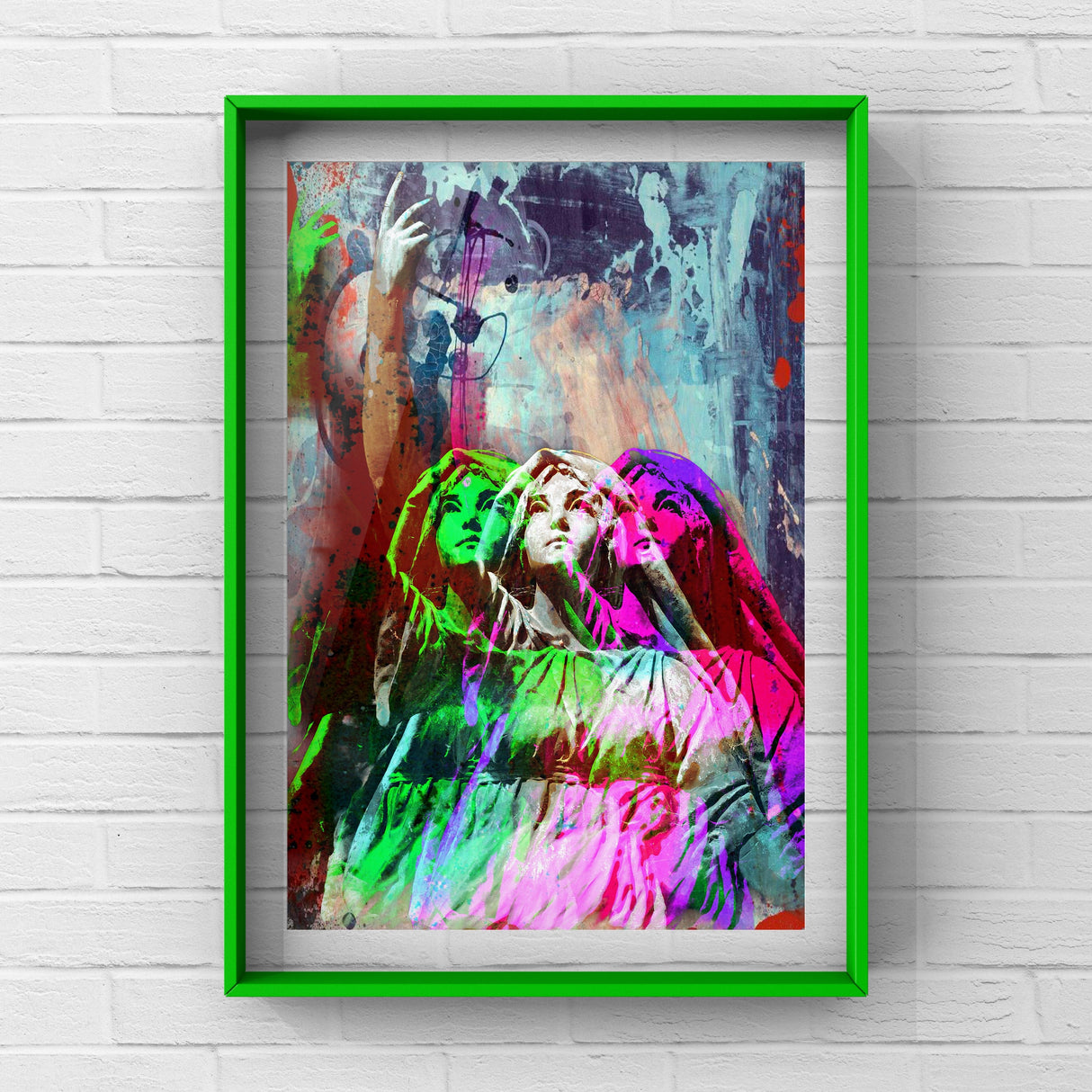 Throwing The V's Print Punk Haus