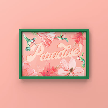 Welcome To Paradise (Pink) Punk Haus