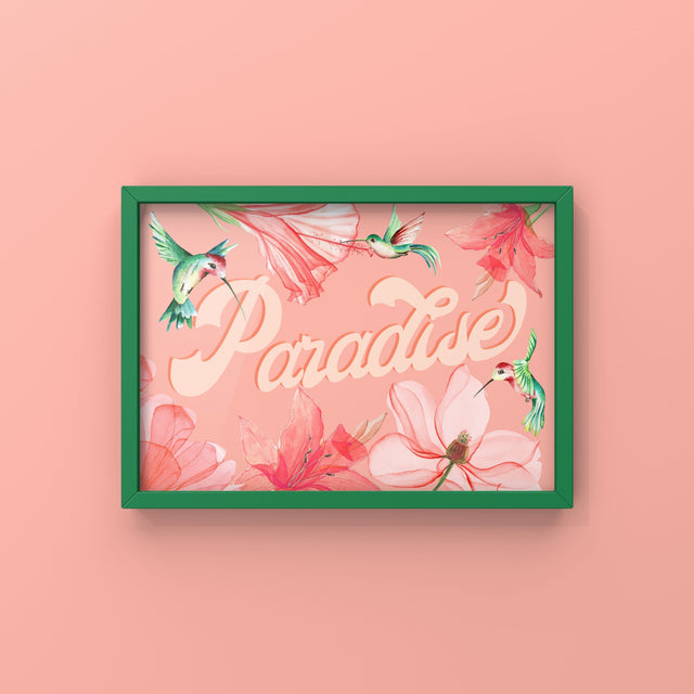 Welcome To Paradise (Pink) Punk Haus