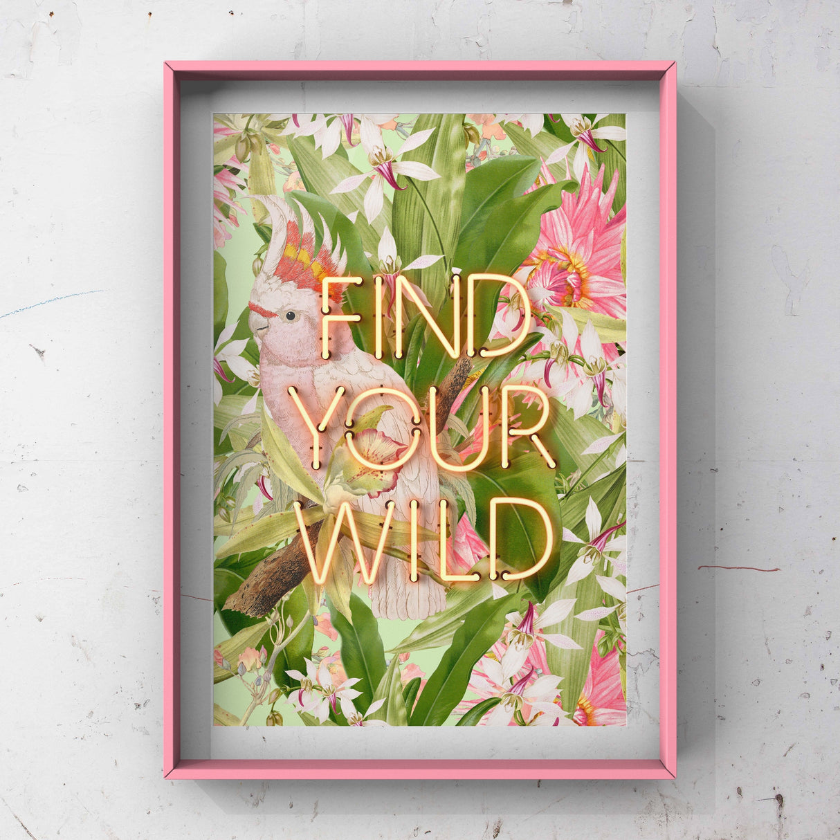 Neon Find Your Wild Print Punk Haus
