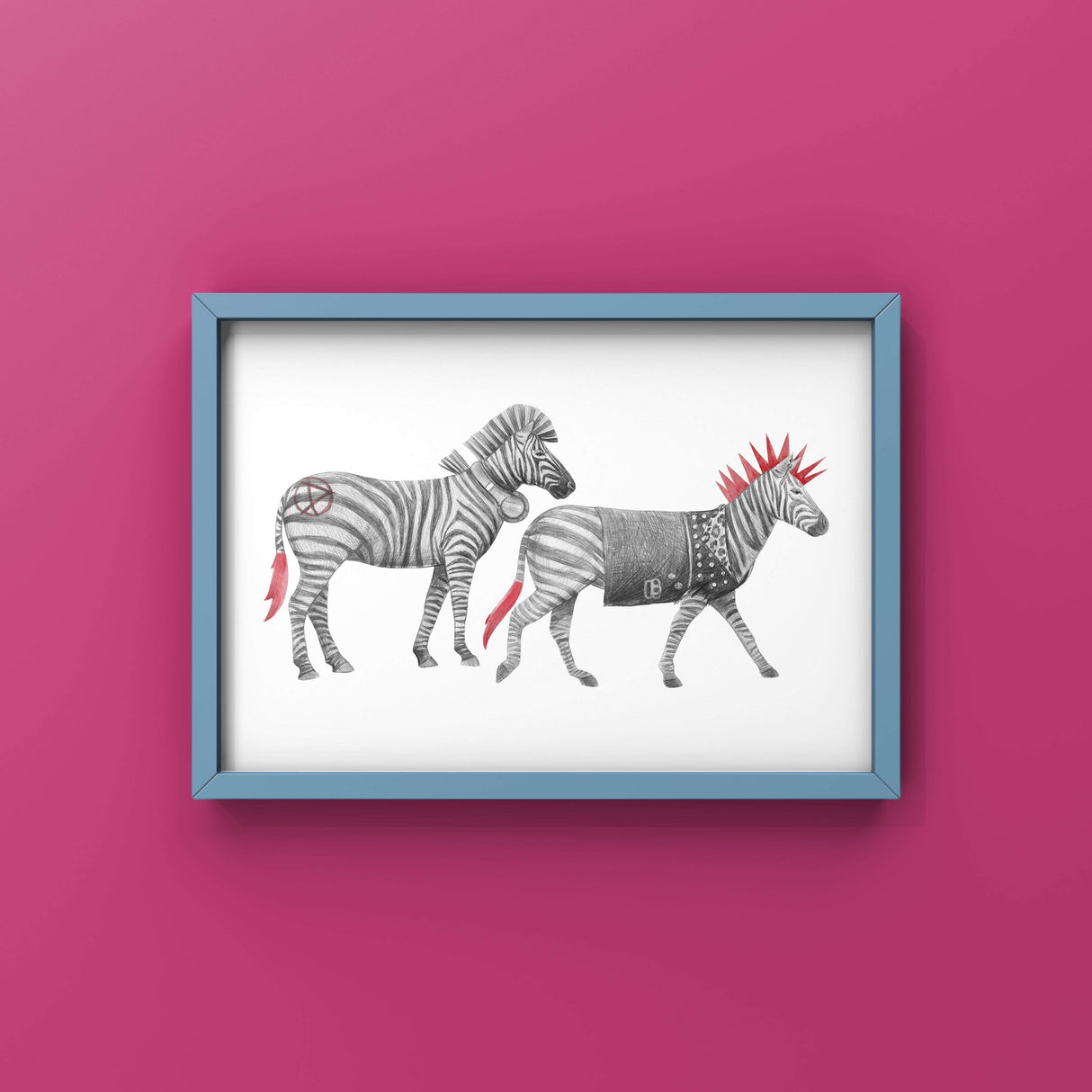 Zebra Parade Punk Haus
