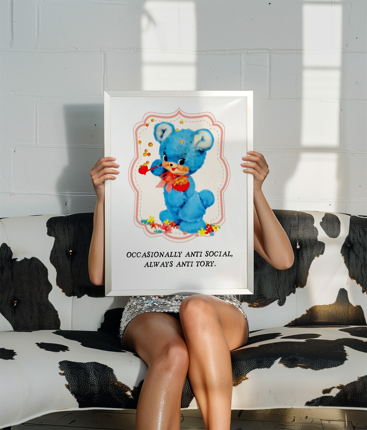 Occasionally Anti Social Always Anti Tory Print