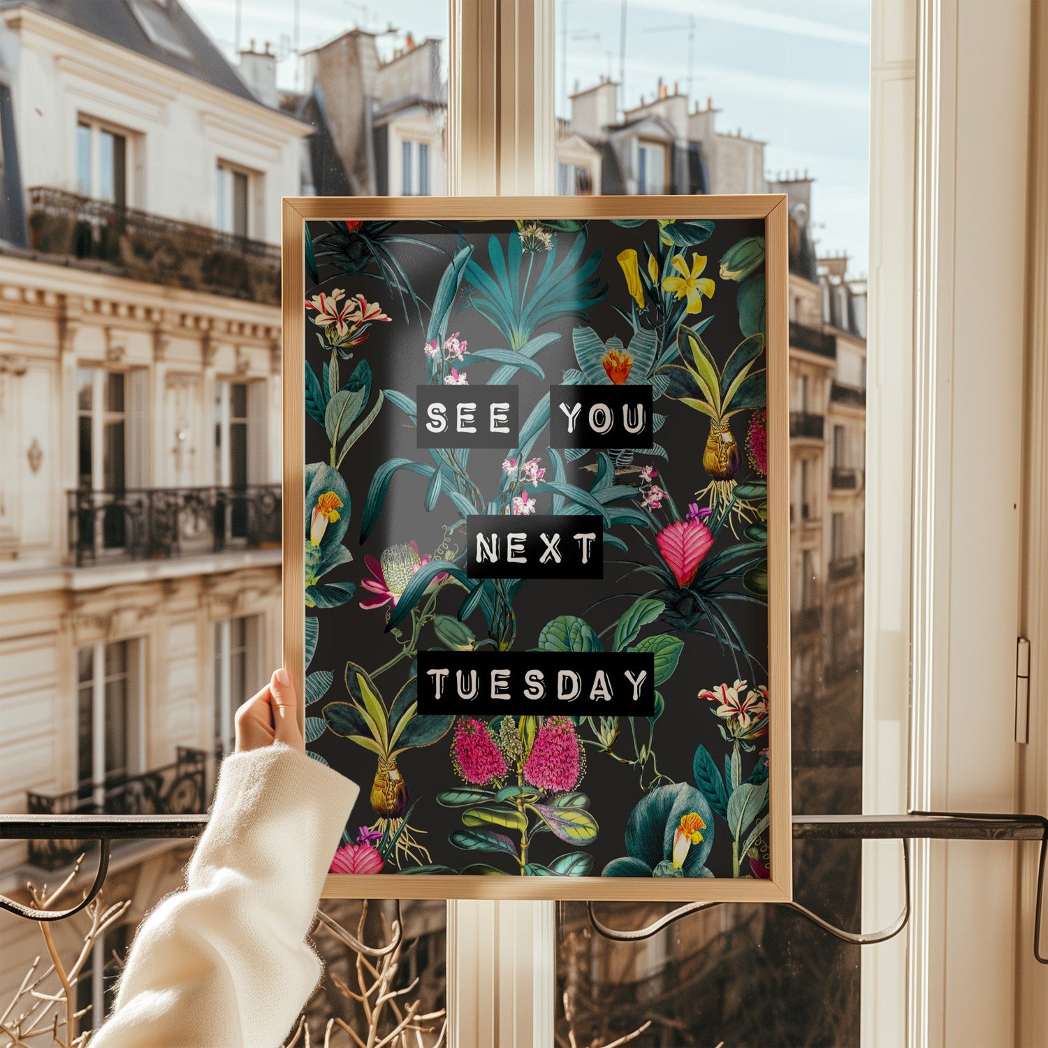 See You Next Tuesday (Black) Print