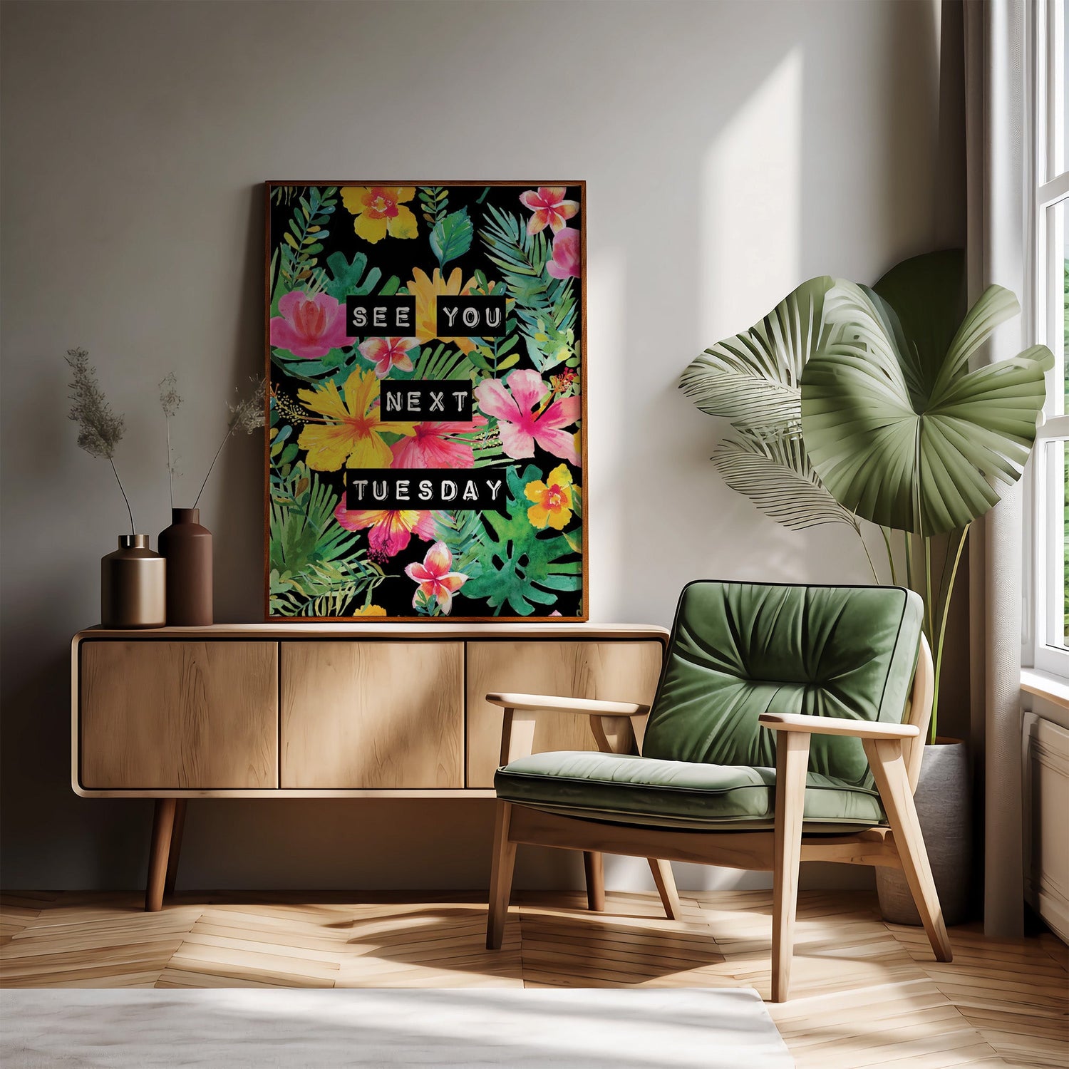 See You Next Tuesday (Floral) Print