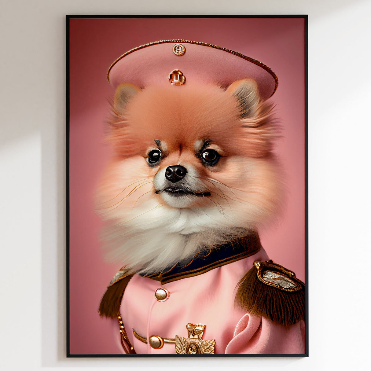 Buddy the Pomeranian - Pink Parade Print
