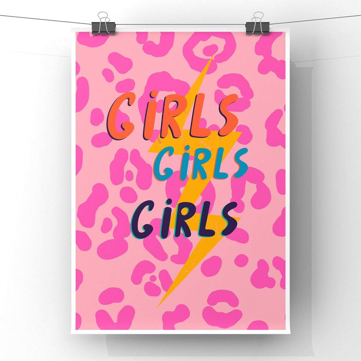 Girls Girls Girls Pink Leopard Punk Haus