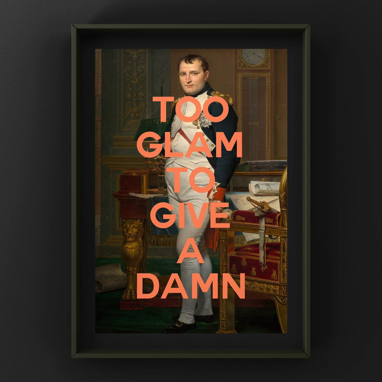 Too Glam To Give A Damn Print Punk Haus