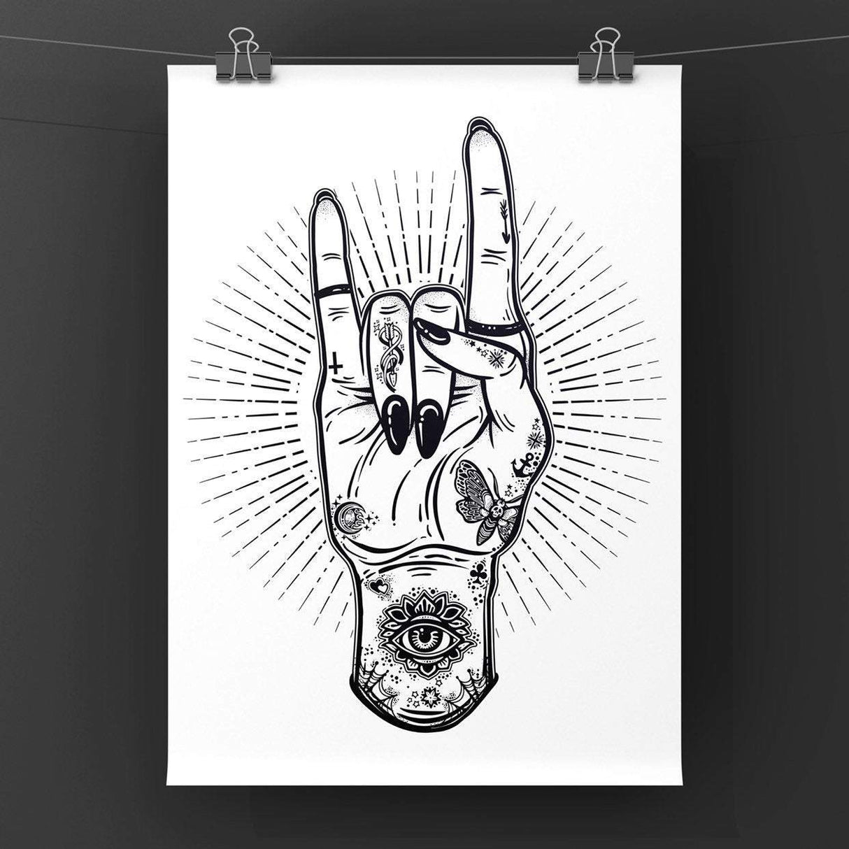 Devil Nancy (White) Print Punk Haus