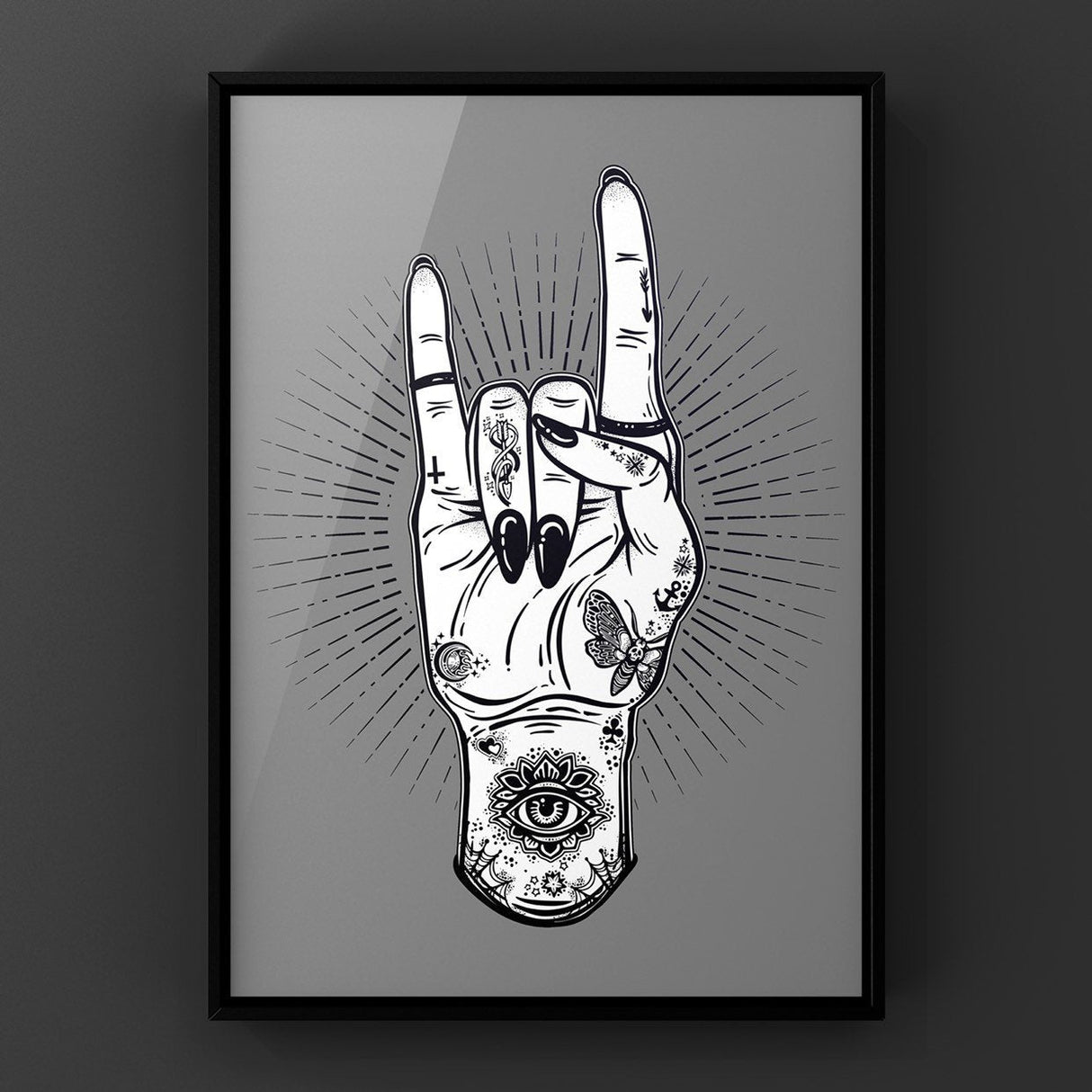 Devil Nancy (Grey) Print Punk Haus