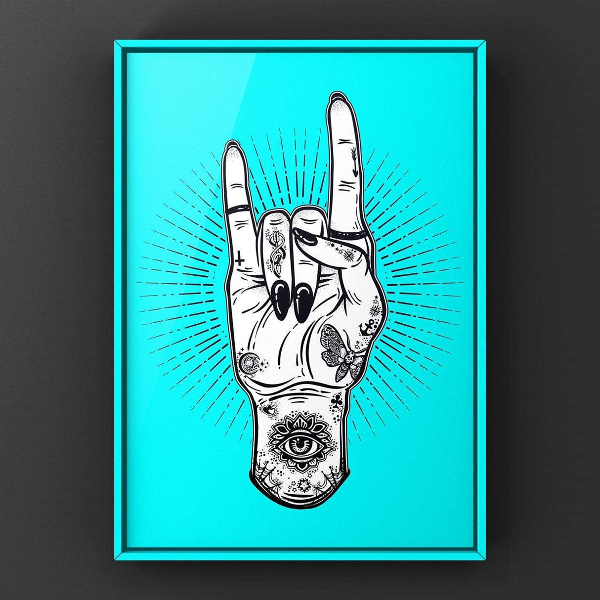 Devil Nancy (Aqua) Print Punk Haus