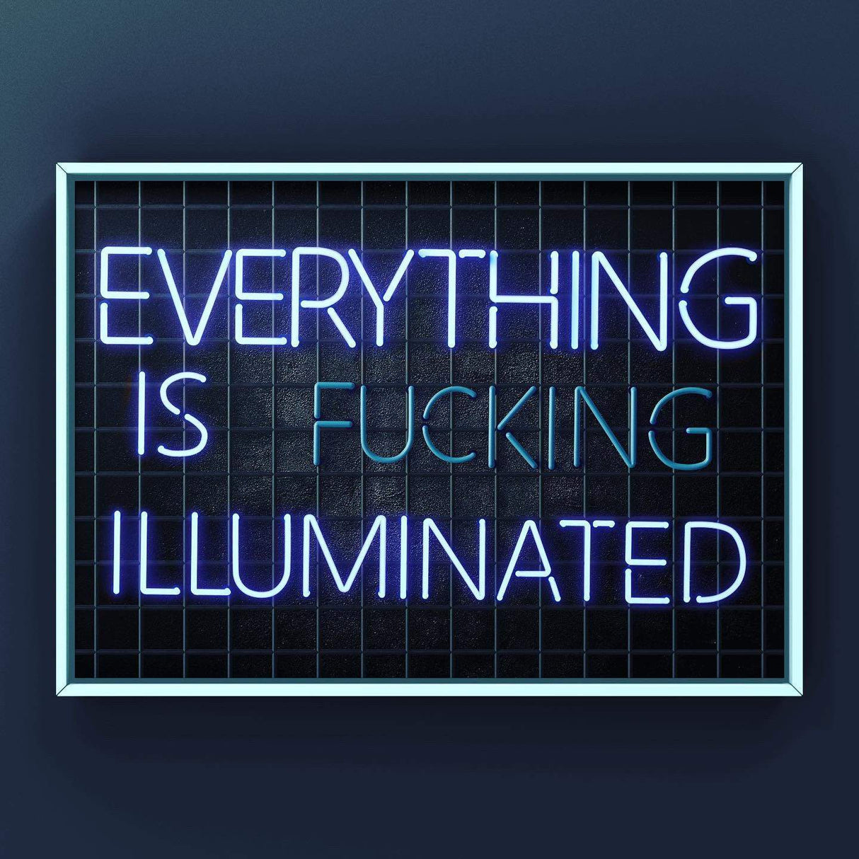 Everything Is Fu#*ing Illuminated Print Punk Haus