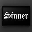 Sinner Print Punk Haus