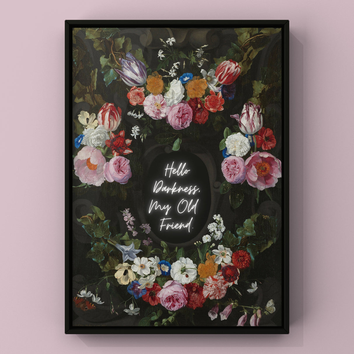 Hello Darkness My Old Friend Print Punk Haus