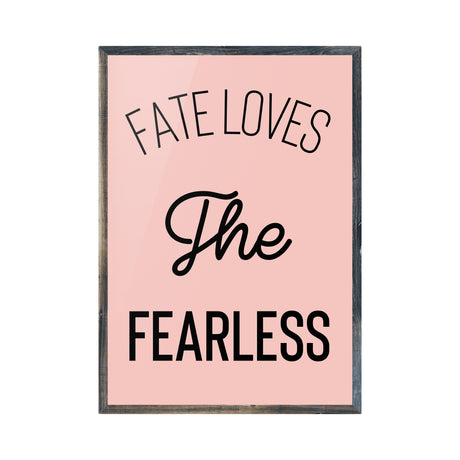 Fate Loves The Fearless Print Punk Haus