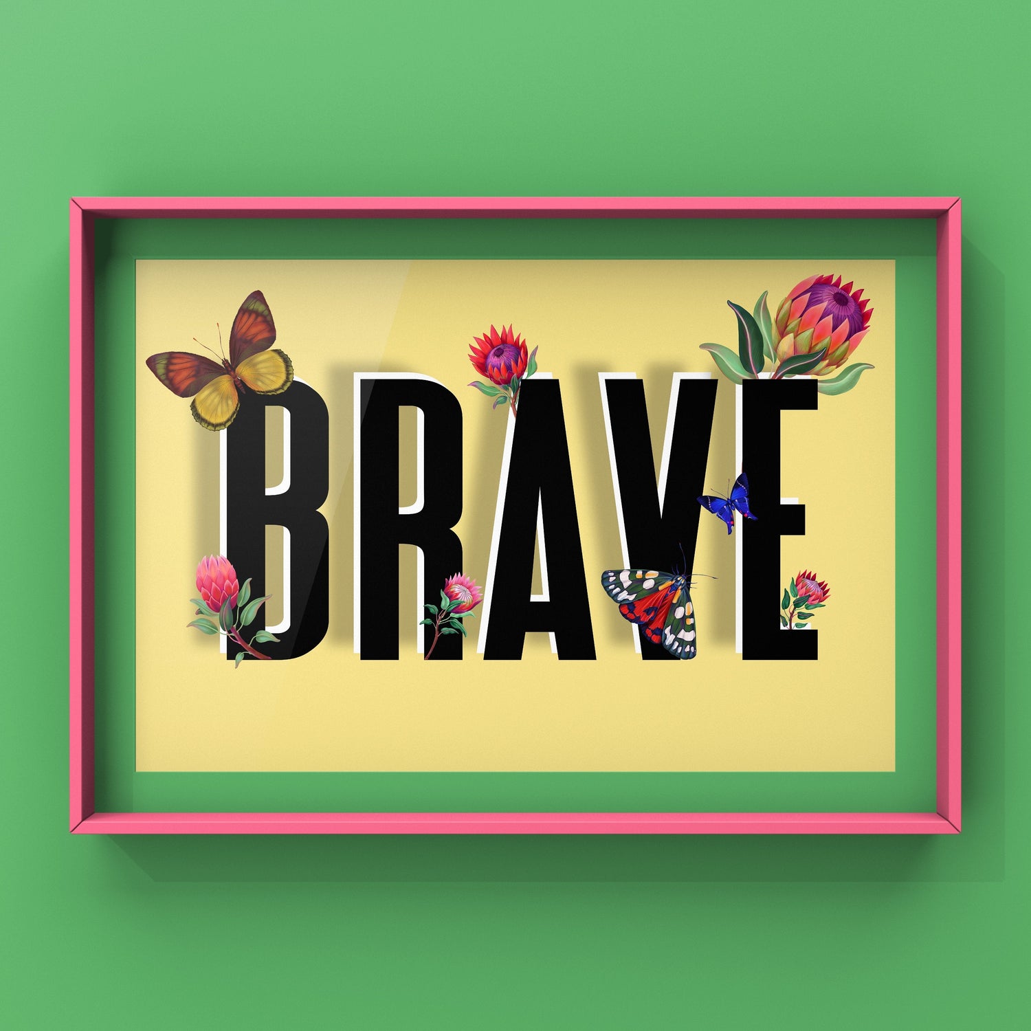 Be Brave Print Punk Haus
