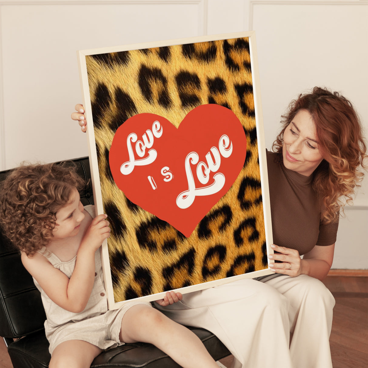 Love Is Love Leopard Print