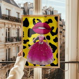 Lippy Lady Print