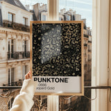 Punktone (Leopard Gold) Print