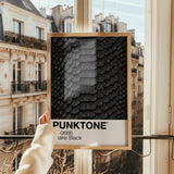 Punktone (Snake Black) Print