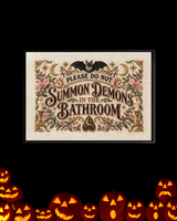 THE SPOOKY 6 - 6 A4 Halloween Prints for £20