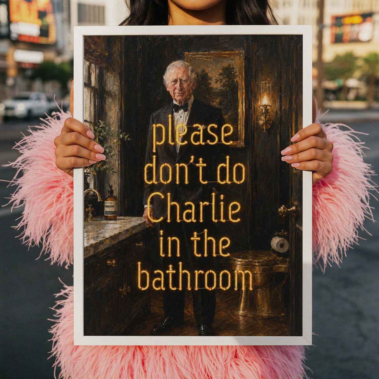 Charlie in Oil & Neon