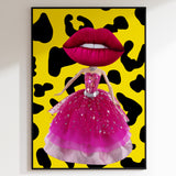 Lippy Lady Print