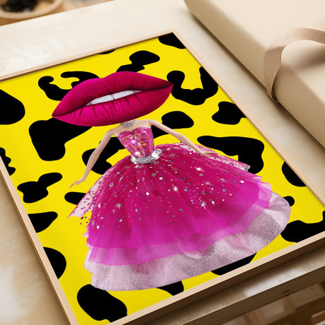 Lippy Lady Print