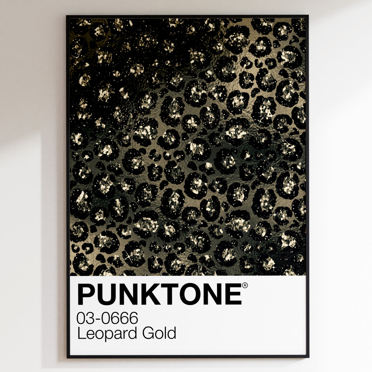 Punktone (Leopard Gold) Print