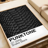 Punktone (Snake Black) Print