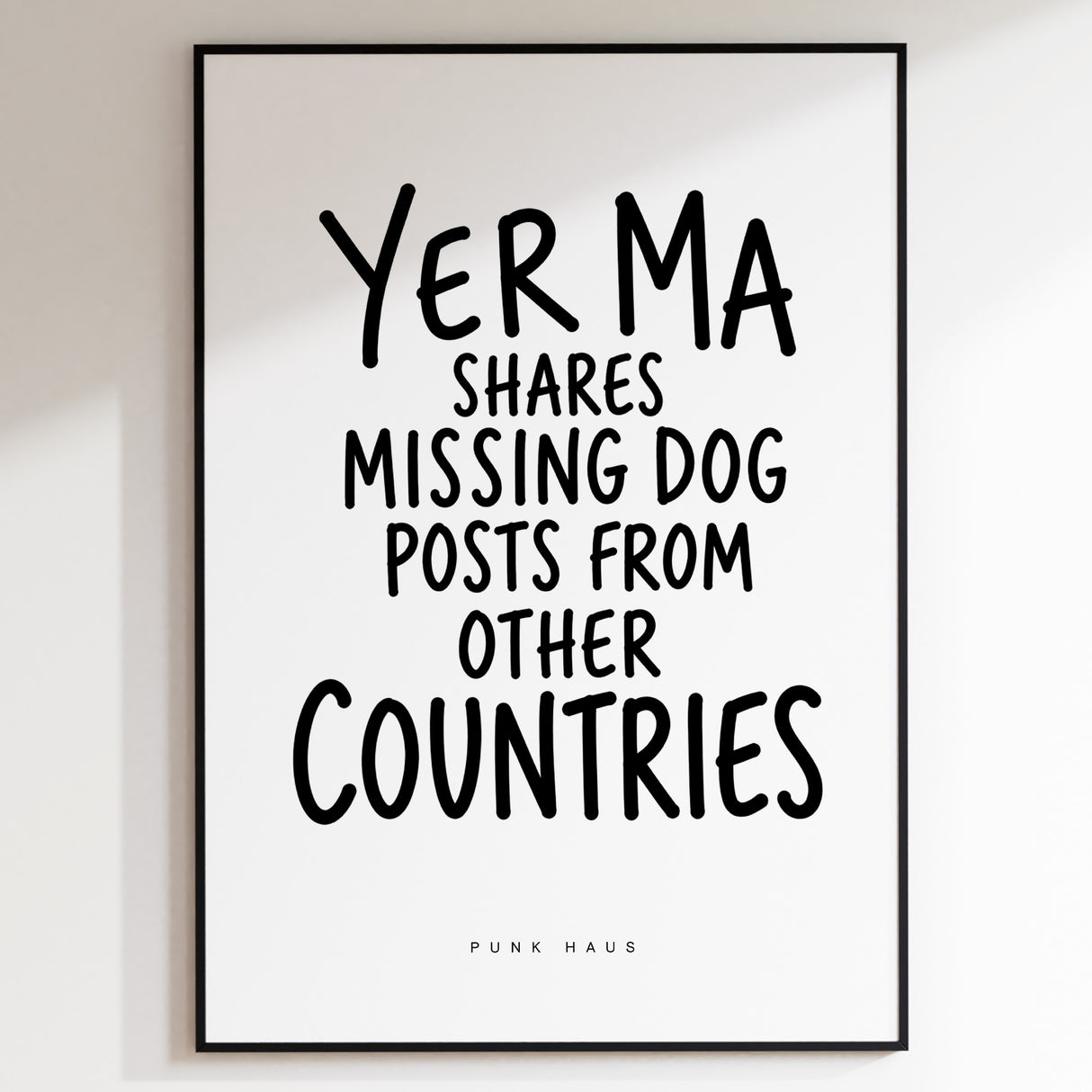 Yer Ma - Missing Dog