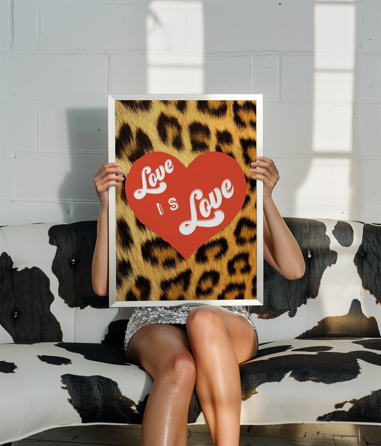 Love Is Love Leopard Print