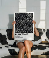 Punktone (Leopard Silver) Print