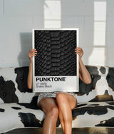 Punktone (Snake Black) Print