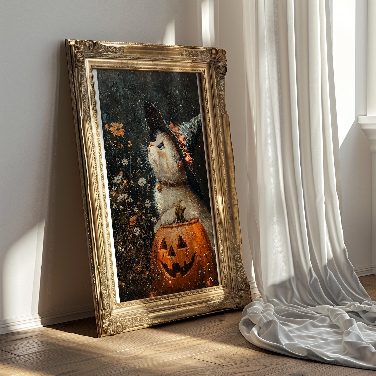 Curious Kitty and the Pumpkin Patch