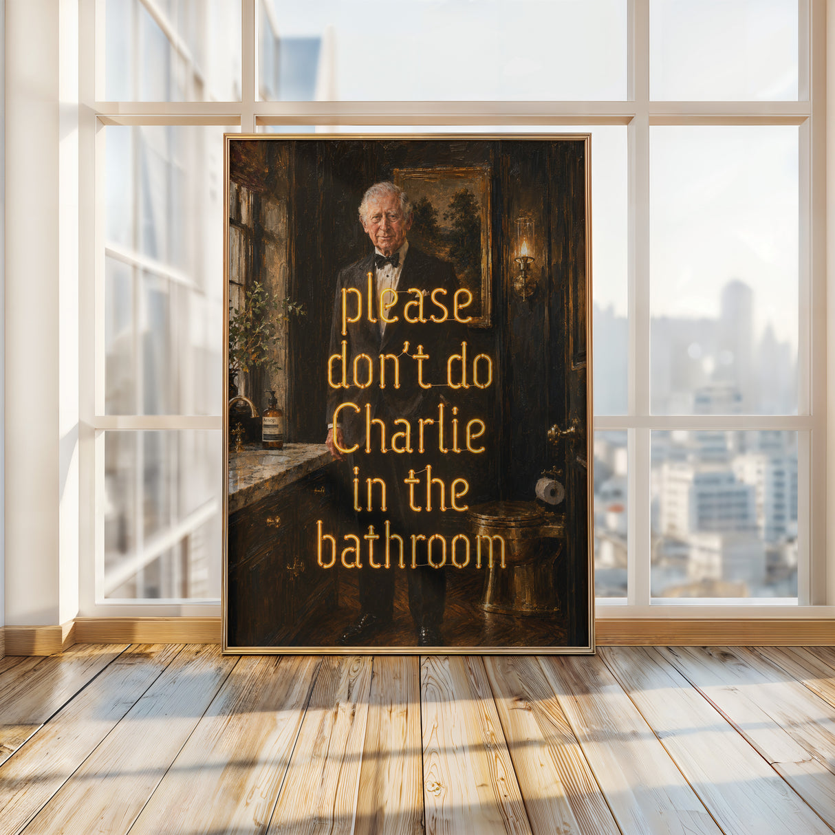 Charlie in Oil & Neon