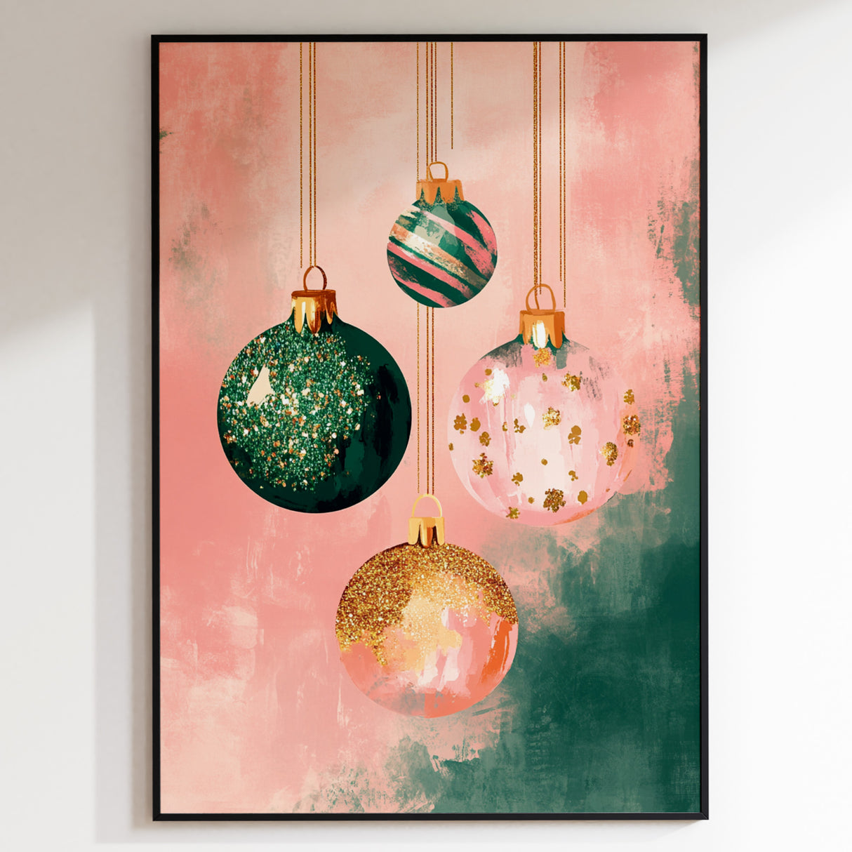 Baubles - Blush & Green