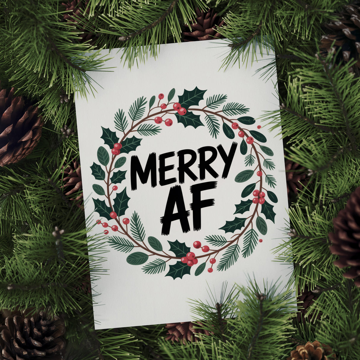 Merry AF Wreath
